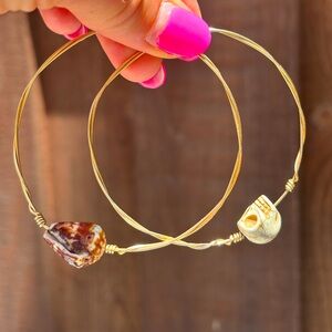 Handmade bangles - 14k gold fill